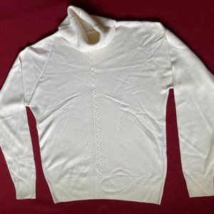 Women's Vintage Casual Corner Lng Slv Turtle Neck